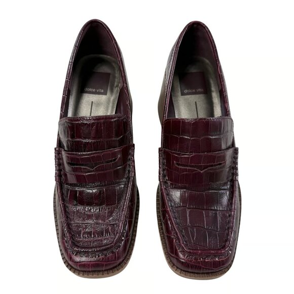 NEW DOLCE VITA Talie Low Heeled Pumps in cabernet for women 1125 3t7 - Picture 5 of 9